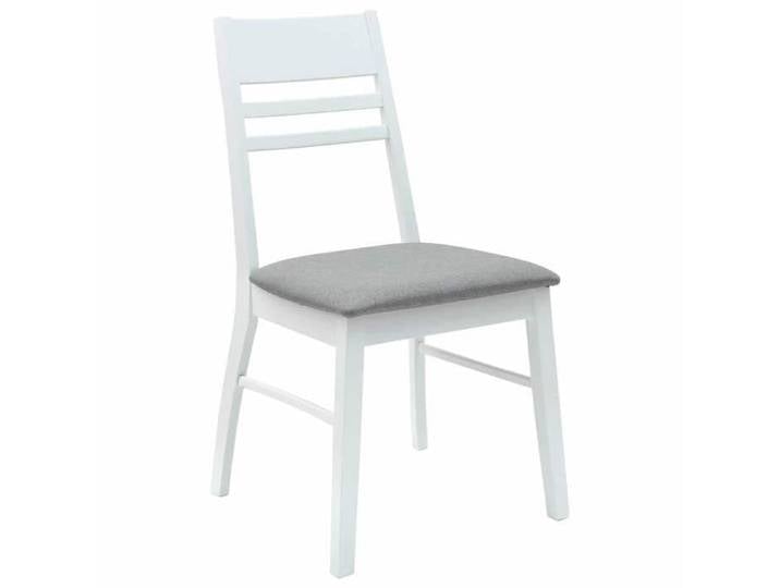Chaises cuisine(2 pcs) - Blanc - Chaises à Manger - 2 personnes - Blanc 43x54x89 cm F3829