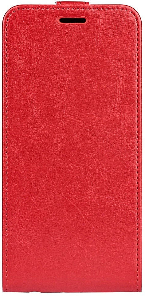 INCOVER Nokia X30 Vertikalt Flip Læder Cover m. Kortholder - Rød