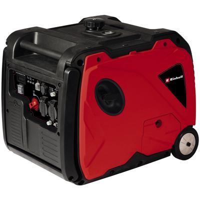Stromerzeuger EINHELL "TE-IG 3500", rot (rot, schwarz), B:63cm H:50cm T:55cm, Stromerzeuger, mit 2 230-V-Steckdosen, 2 USB-Anschlüssen und 1 12-V-Anschluss