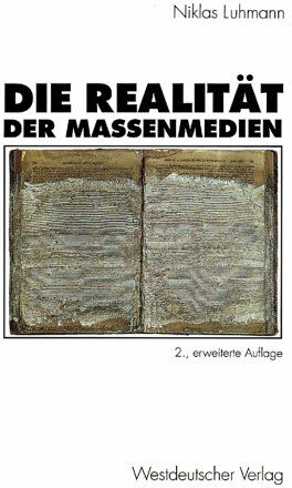 Niklas Luhmann - Die Realität der Massenmedien - Preis vom 12.10.2026 11:37:12 h
