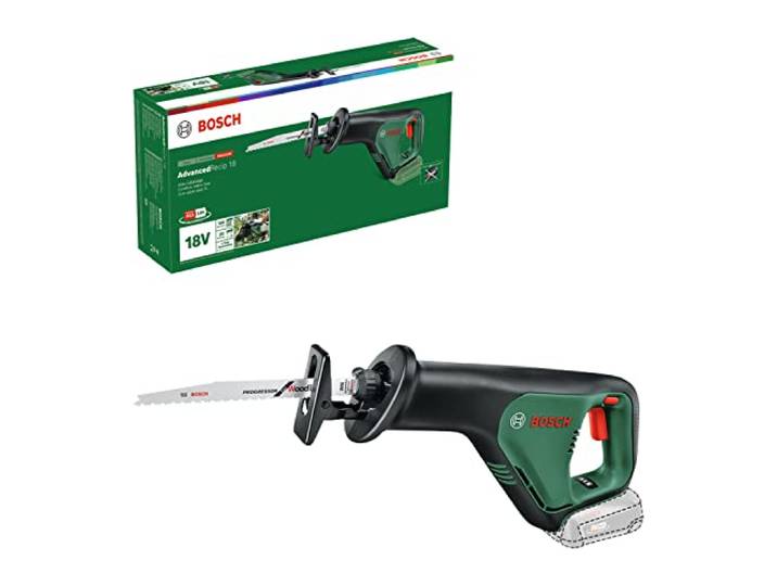 Bosch Home and Garden accureciprozaag AdvancedRecip 18 (zonder accu, 18V-systeem, in kartonnen doos)