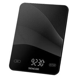 Sencor SKS 7700BK schwarz / digitale Küchenwaage / max. 10 kg / TARE-Funktion / Touch-Tasten (8590669344956)