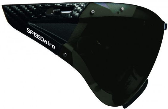 Casco Speedmask Carbonic-Visir – Grå/sølv Flash