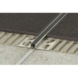 Schlüter Systems DILEX-EKSN Bewegungsfugenprofil Edelstahl V4A PG - Pastellgrau Höhe: 14 mm Länge: 2,5 m