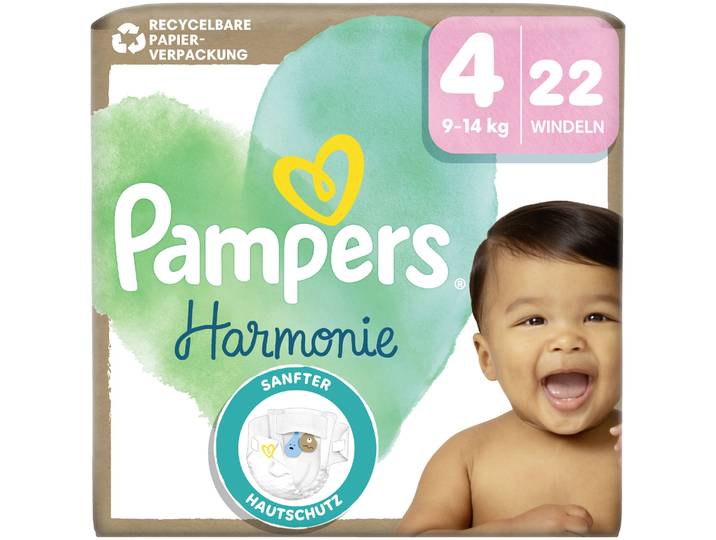 Pampers Harmonie Grösse 4 Maxi 9-14kg 22 Windeln