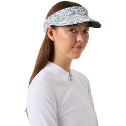 Daily Sports Visor Print, weiß/salbei