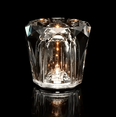 Inspire Picks Crystal Small Table Lamp USB Rechargeable Cordless Bedside And Bar Lamp With Stepless Dimming b