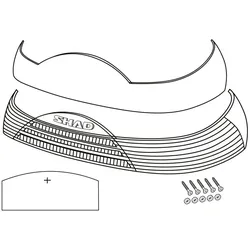 Shad, Motorrad Zubehör, sh46