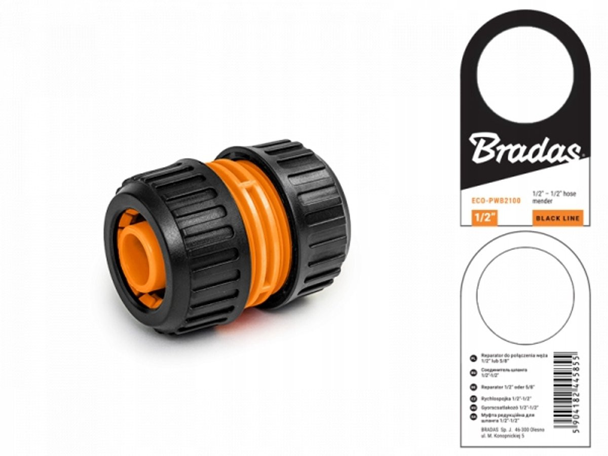 Bradas ECO-PWB2100 Reparator Black Line 1/2 inch PVC