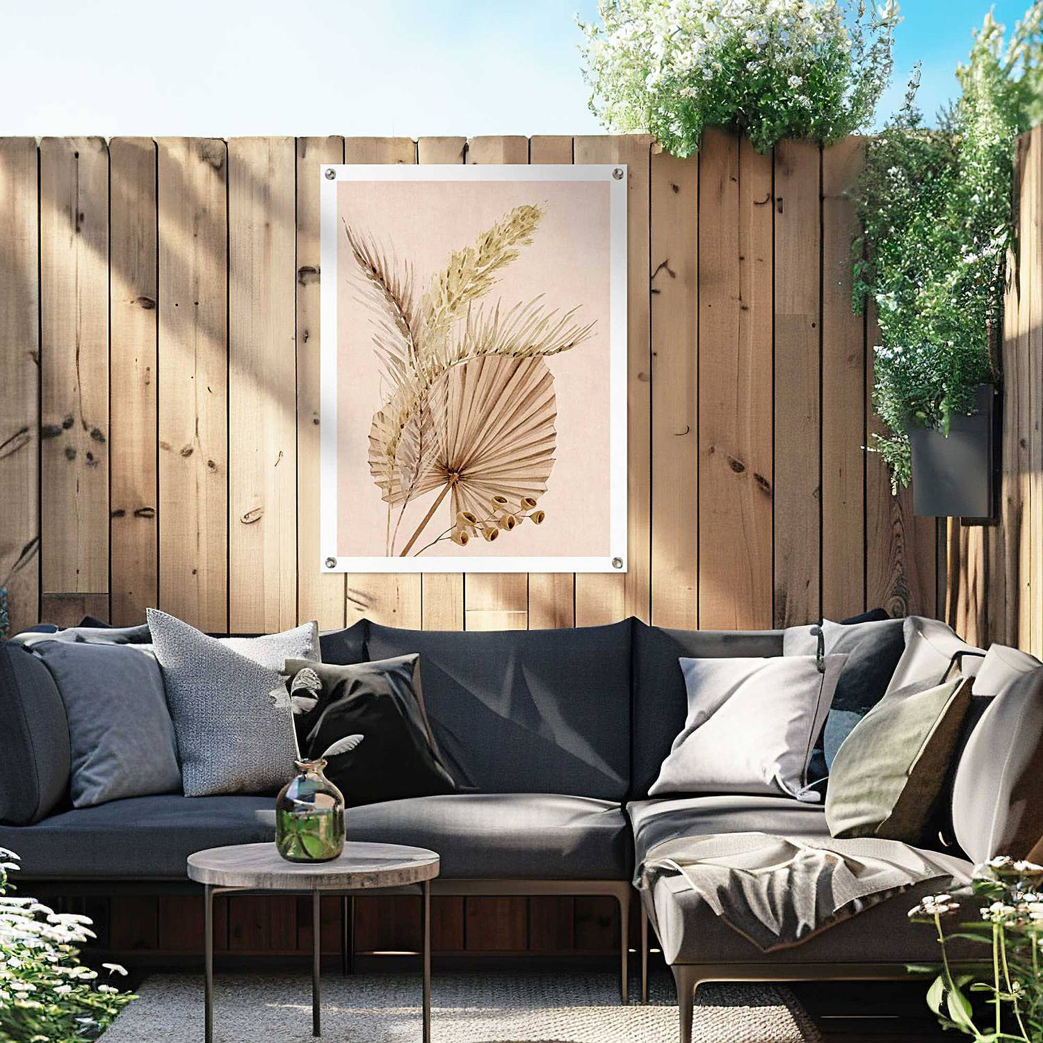 home24 Outdoor-poster Japandi stijl beige, 60 x 80 cm
