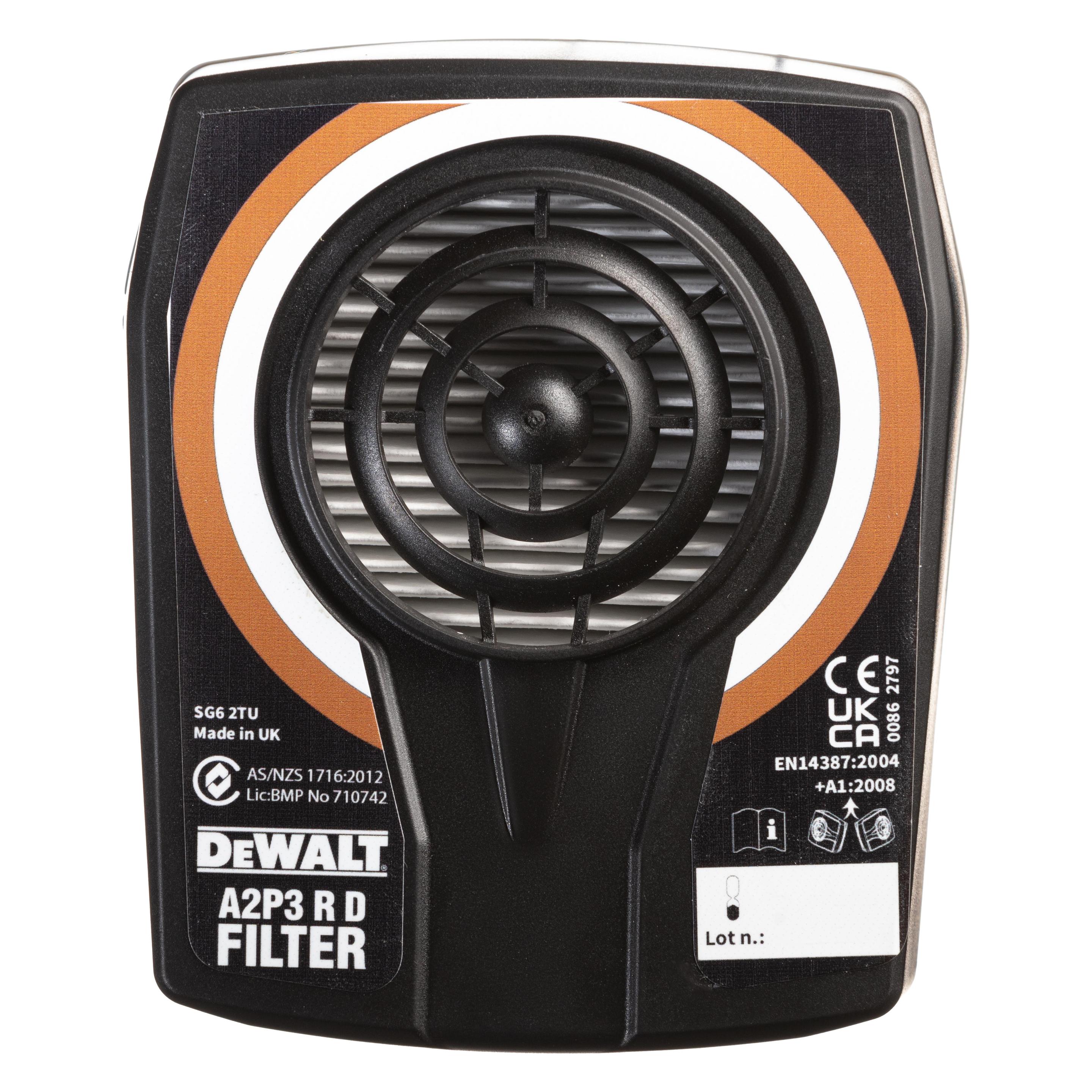 DeWalt DXIR1A1A2P3 A2P3 R D - Kombinationsfilter 2 Stück (A2P3, 2x) (DXIR1A1A2P3)