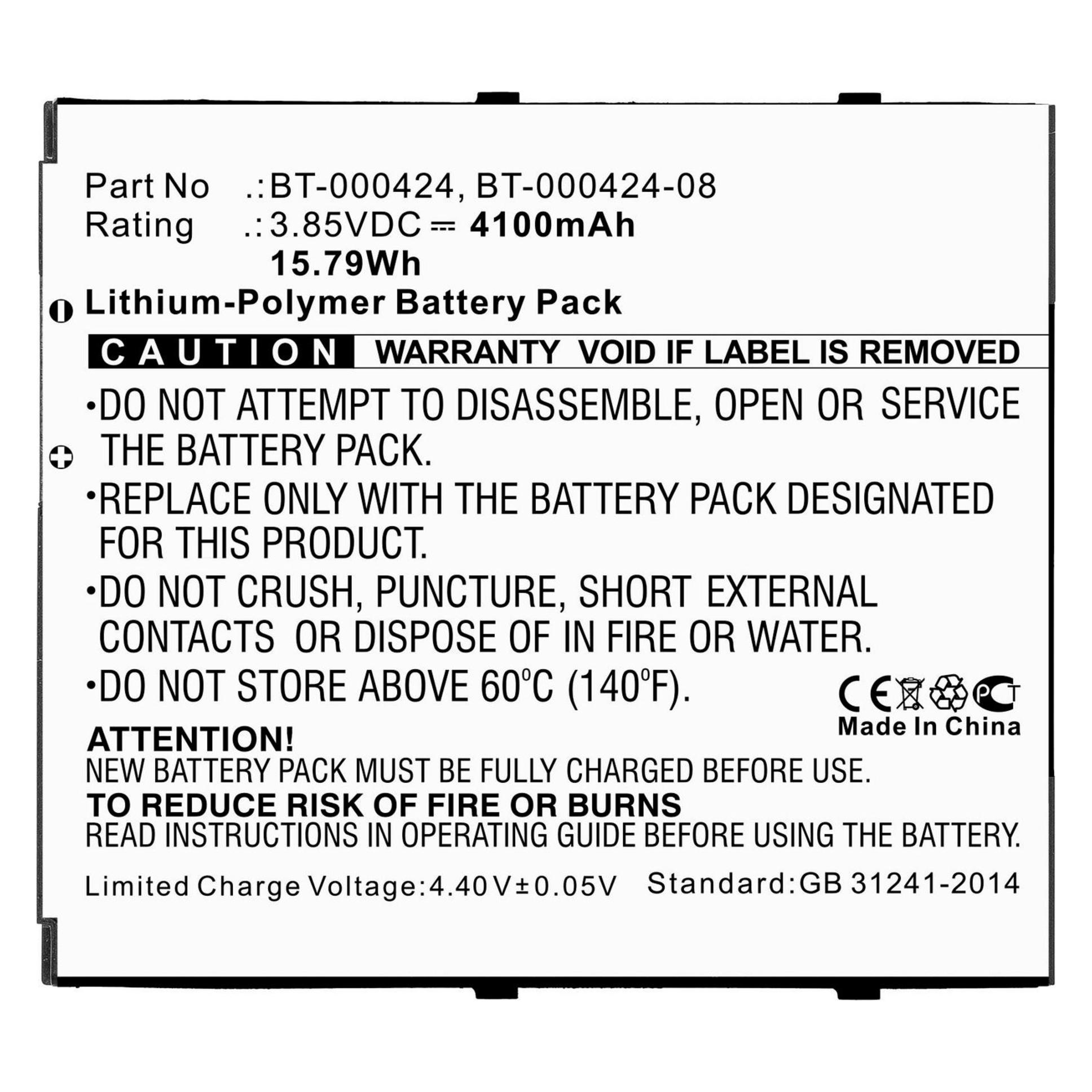 CoreParts Battery for Barcode Scanner (MBXPOS-BA0449)