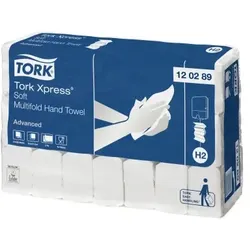 Tork 120289 130289 Papierhandtücher Xpress Multifold H2-Interfold System, 2-lagig 3780 Blatt