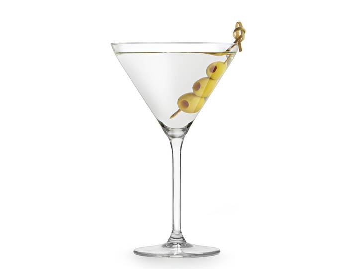 Cocktailglas VAN WELL Martini , transparent, H:18cm, Glas, Trinkgefäße, Cocktailglas, 260 ml, im Geschenkkarton, 4-teilig