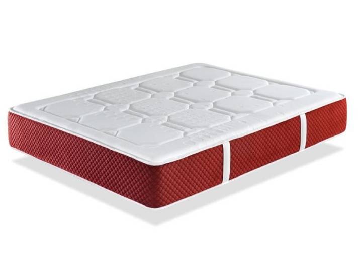 Matelas latex 200x200 cm EKO LATEX PREMIUM Latex naturel et mousse HR 7 zone du confort