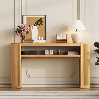 GREATPLANINC Vintage Console Table Hallway Accent Table
