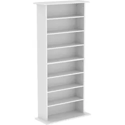 MEDIENSCHRANK Holzspanplatte Weiß