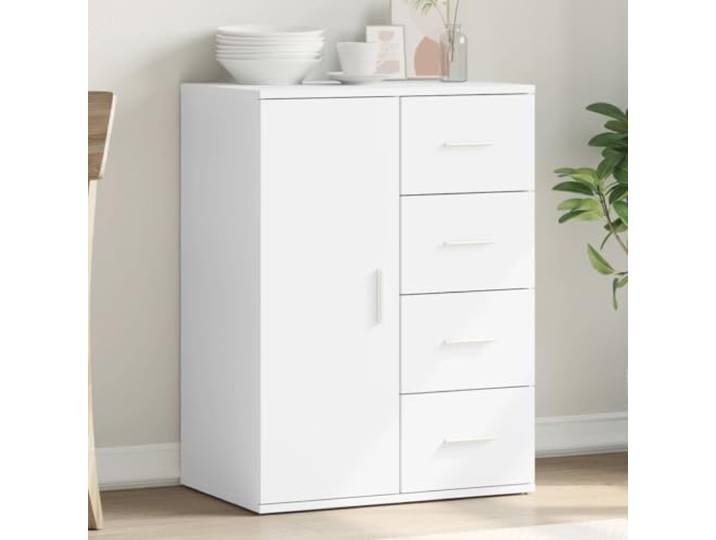 HEFZGDB Robustes Sideboard mit hoher Stabilität und Feuchtigkeitsbeständigkeit, modernes Sideboard Design mit glatter Oberfläche und praktischem Stauraum für Bücher und Zeitschriften,