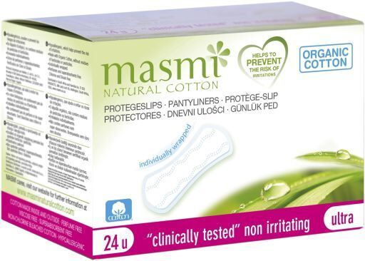 Masmi Anatomical Cotton Pantyliners 24 units 80 gr