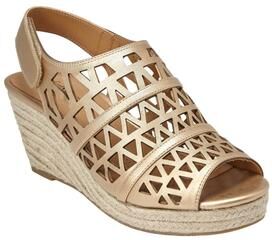 Women's The Karen Espadrille by Comfortview in Gold (Size 10 M)