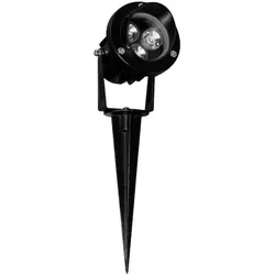 CADDIE 3 LED-Außenstrahler, 45°, 3000K, Mattschwarz - Hocheffiziente Architekturbeleuchtung - Beneito & Faure