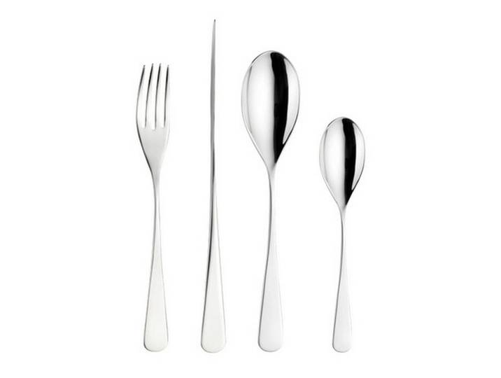 Pintinox Besteckset Audrey, Edelstahl, Metall, 16-teilig, 7x5.3x25.5 cm, ISO 9001, lebensmittelecht, rostfrei, Essen & Trinken, Besteck, Besteck-Sets