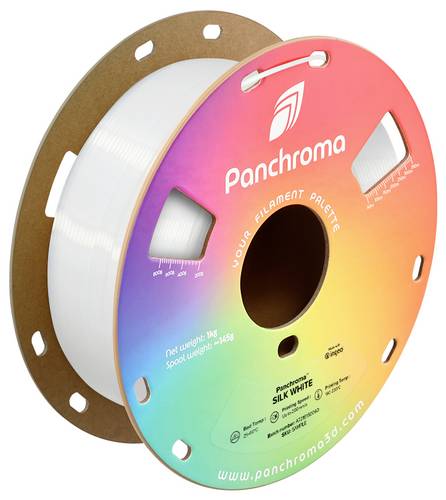 Polymaker Panchroma Silk PLA Filament, 1,75mm, 1kg - Farbton: Silk White