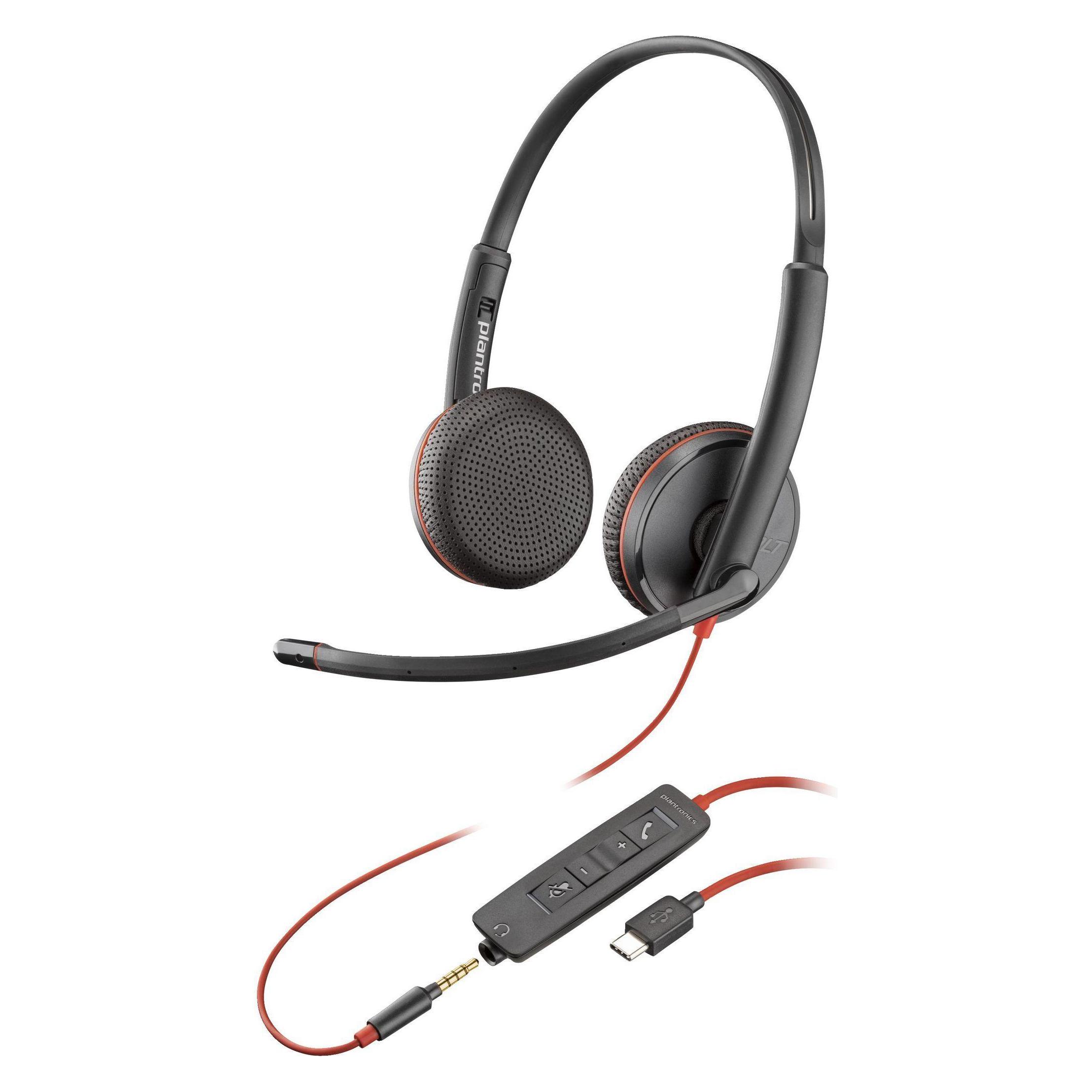 HP Poly Blackwire C3225 Stereo USB-C (Kabelgebunden, USB-C) (80S04A6)