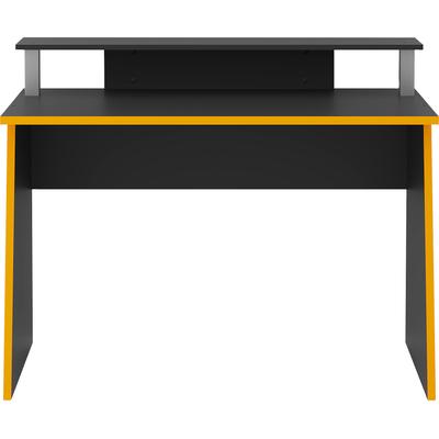 Gamingtisch FMD "Zocker", grau (anthrazit, anthrazit, anthrazit), B:117cm H:77,7cm T:50cm, Tische, Breite 117 cm