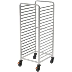 Rieber GN-Regalwagen 2/1, 4 Abweiserollen, 648 x 738 x 1641 mm
