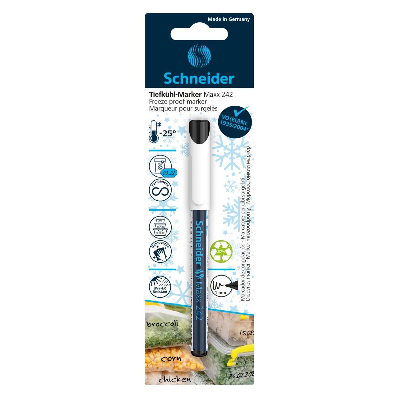 Schneider Maxx 242 Tiefkühlmarker schwarz 1,0 mm (1x) (72421)