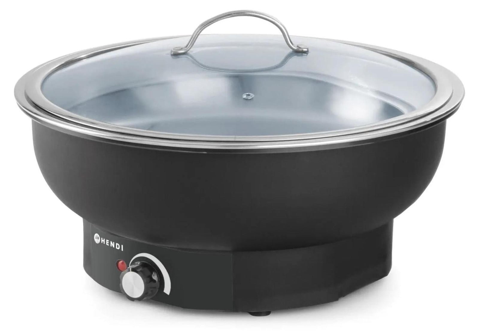 Hendi Elektrische chafing dish Tesino rond met roestvrijstalen binnenbak van 6,8 liter