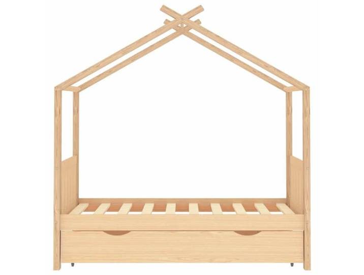 Cadre de Lit pour 80x160cm - SWEETY Cadre de lit enfant avec tiroir bois de pin massif CL44230927174