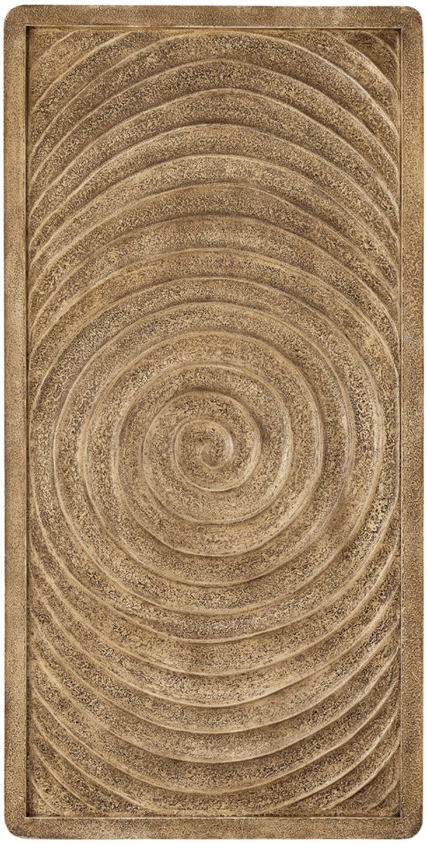 PTMD Lula Beige MDF Swirl Frame Wandpaneel Rechthoek