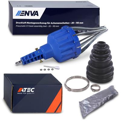 Atec Faltenbalgsatz Antriebswelle Universal +Druckluft Montagewerkzeug [Hersteller-Nr. 41108646]