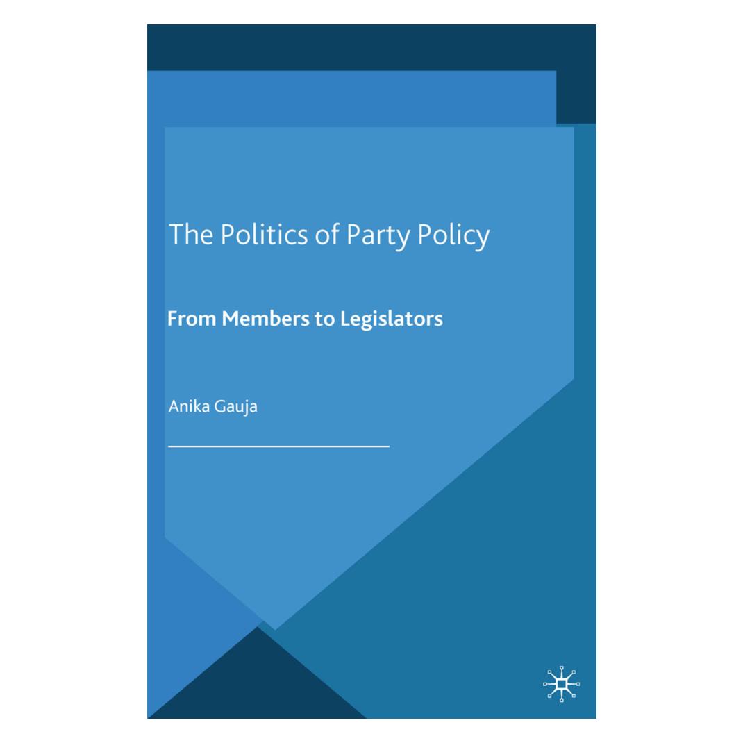 Springer The Politics of Party Policy (Englisch, Softcover, A. Gauja) (55814816)