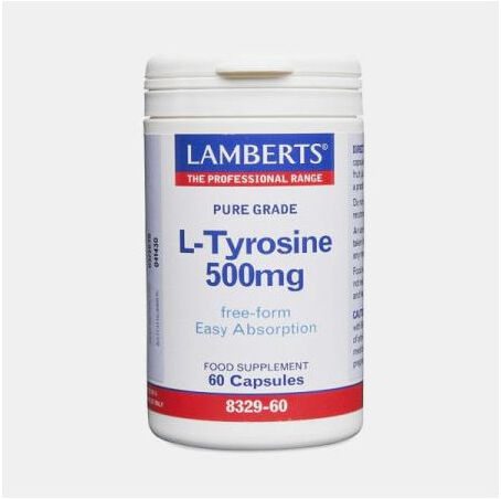 LAMBERTS L-TYROSINE 500mg 60 CAPSULAS