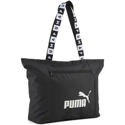 Shopper PUMA "BASE SHOPPER", Damen, schwarz (puma schwarz), Polyester, unifarben, Taschen Shopper, sportlicher Stil, für Erwachsene, aus Polyester, leichtes Material