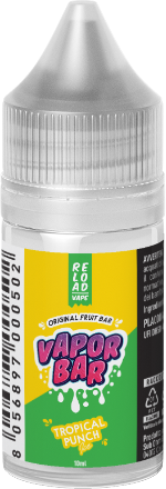 Reload Vape Tropical Punch Vapor Bar Aroma Mini Shot 10ml Frutta Esotica Ghiaccio