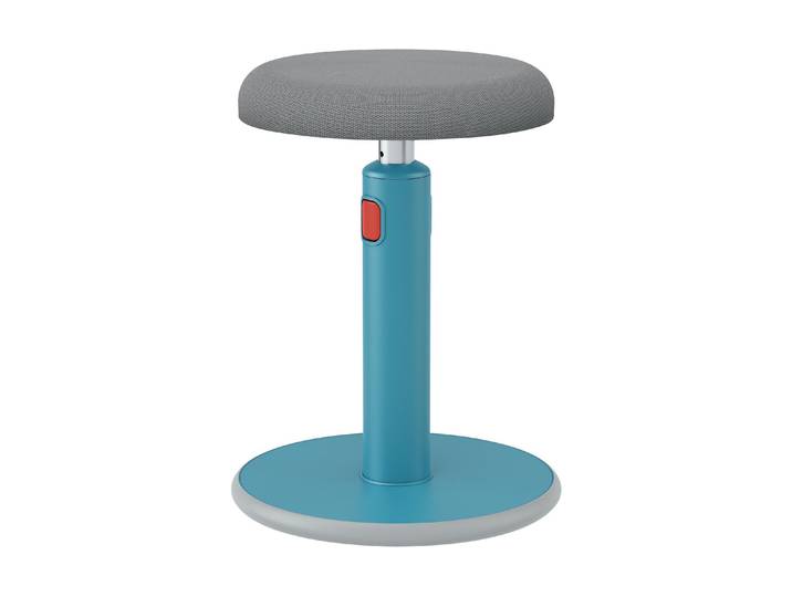 Schreibtischstuhl LEITZ Ergonomischer Aktiv Hocker Ergo Cosy , blau, Stühle, Schreibtischstuhl