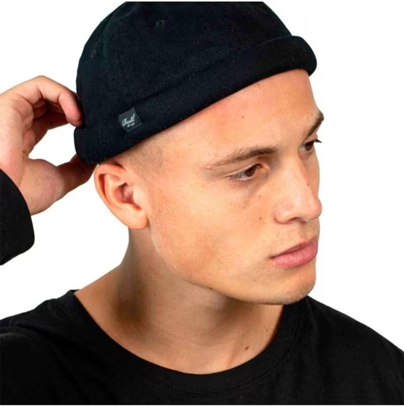 Reell Gorro Docker Cap Sin Visera Negro Talla Única Hombre
