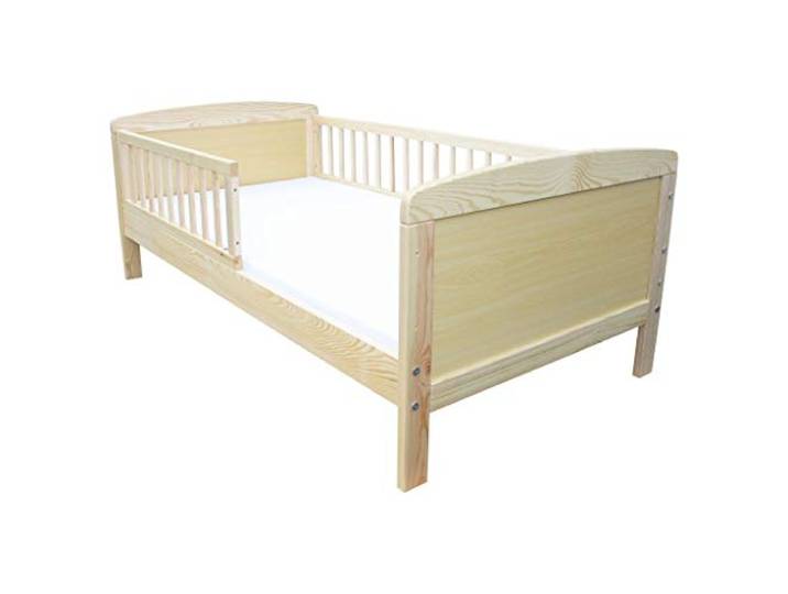 Micoland Kinderbett Juniorbett 160x70cm Natur mit Matratze