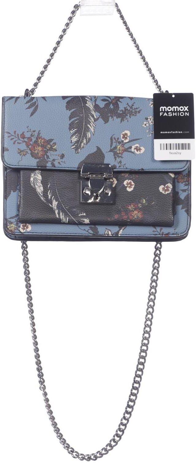 Mango Damen Handtasche klein, Blau, Kunstleder - Second Hand