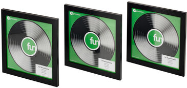 "Fun Generation 12"" Record Frame black Noir"