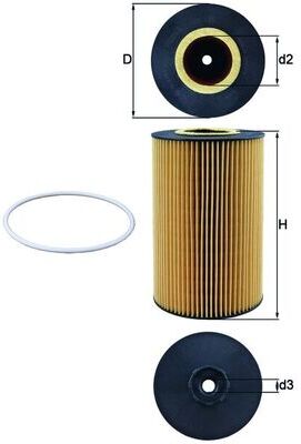 Mahle Ölfilter Ox425d Für Man Chtc Auto Sinotruk (Cnhtc)