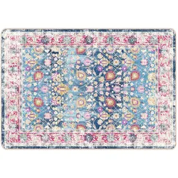 vidaXL Teppich Waschbar Mehrfarbig 120x180 cm Rutschfest
