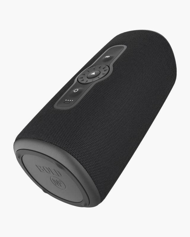 Fresh n Rebel Rockbox Bold M2 Bluetooth Lautsprecher IP67 Laufzeit bis 24 h (Schwarz) 1RB7400SG