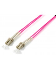 Digital Data Communications Equip Pro Patch-Kabel LC Multi-Mode M bis M 50 cm Glasfaser 50/125 Mikrometer OM4 halogenfrei violett (255519)