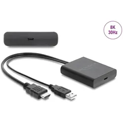 Delock Adapter HDMI Stecker zu USB Type-C™ Buchse (DP Alt Mode) 8K HDR