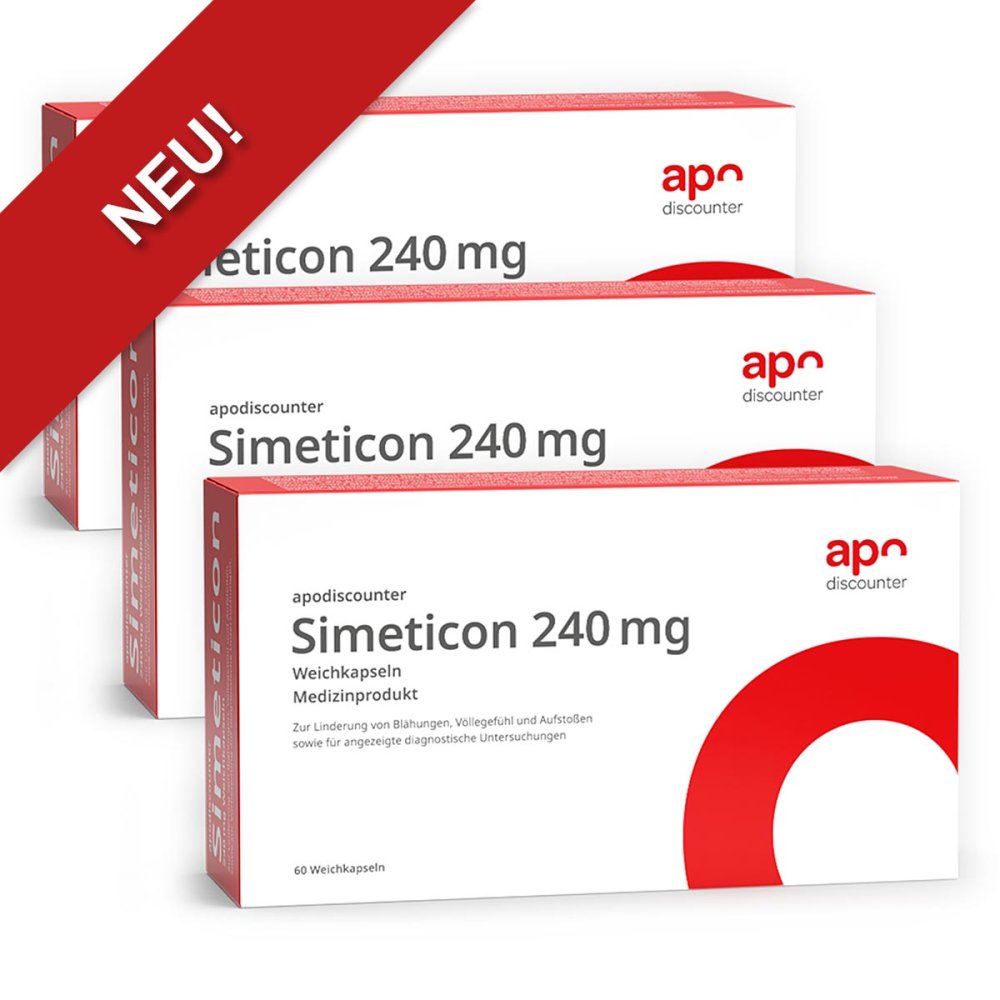 apo.com Group GmbH Simeticon Kapseln 240 mg von apodiscounter 08107951